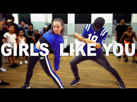 GIRLS LIKE YOU - Maroon 5 Dance || Kaycee Rice & Matt Steffanina