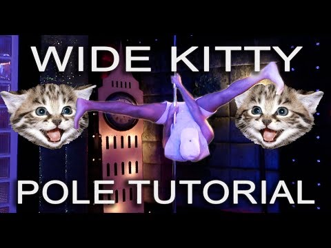 BEGINNER POLE DANCE TUTORIAL - “Wide Kitty” ft Andy Torres