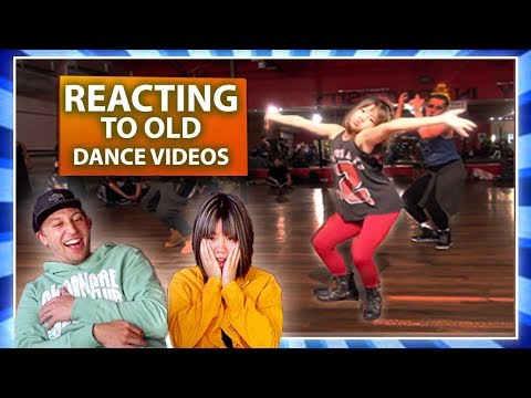 REACTING TO OUR OLD DANCE VIDEOS w/ Bailey Sok