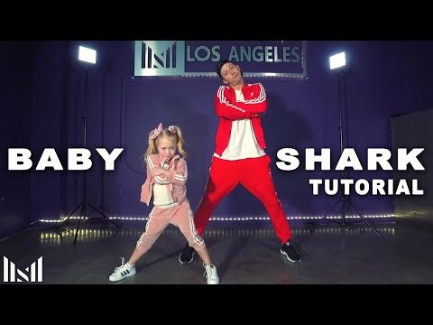 BABY SHARK Dance Tutorial | Matt Steffanina & Everleigh Rose Choreography  (2019)